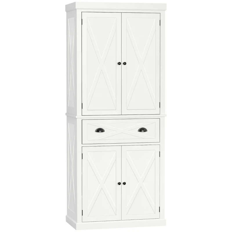 https://ae01.alicdn.com/kf/S6494b401005b44ae9f50315e2110c176F/White-Sideboard-4-Door-Kitchen-Pantry-Cabinet-Storage-Cabinet-Organizer-with-6-Tiers-1-Drawer-and.jpeg