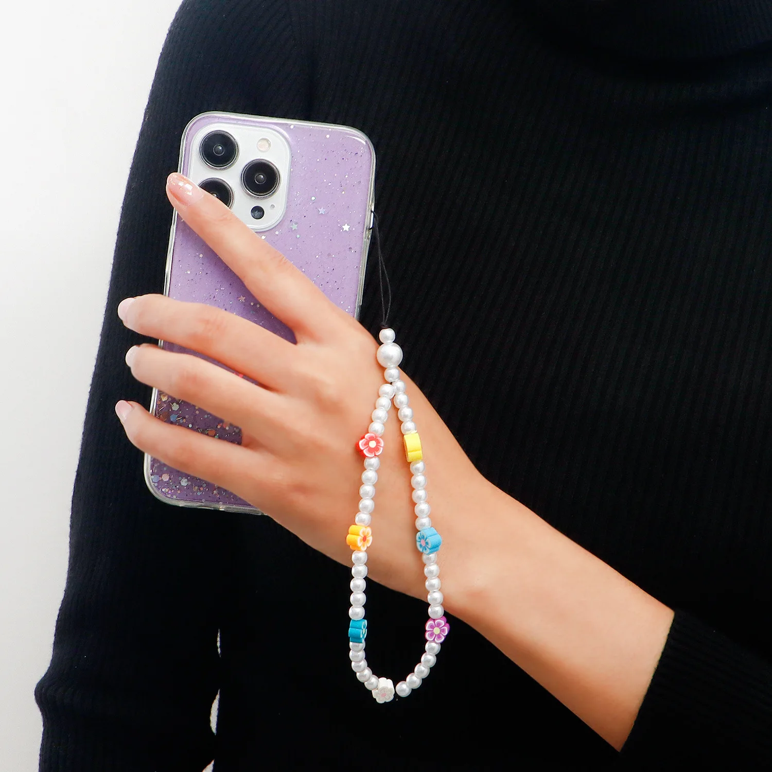 Cordino Per Cellulare Con Ciondolo - Catena Da Polso Universale Per Telefoni E Custodie - Foto 12