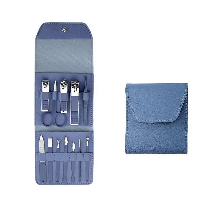Folding Bag Nail Clipper Set 12 Piece Manicure Tools Set Stainless Steel Nail Clipper Pedicure nail clipper set nail clipper nail care kit nail clippers manicure pedicure kit manicure set manicure sets manicure nail clipper set nail clippers kit