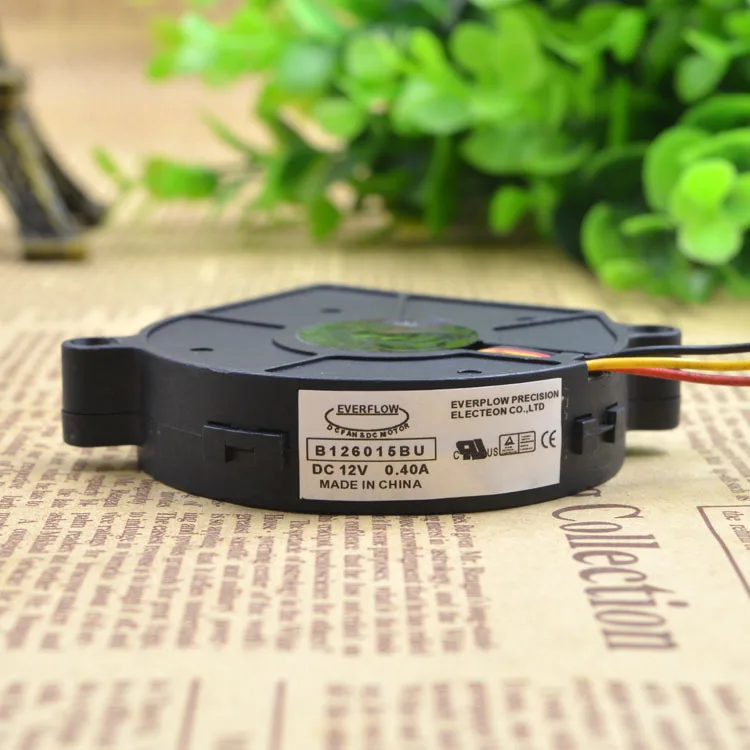 EVERFLOW B126015BU 12В 0 40a 3-проводной 6 см компьютерный Процессор AMD Турбовентилятор |