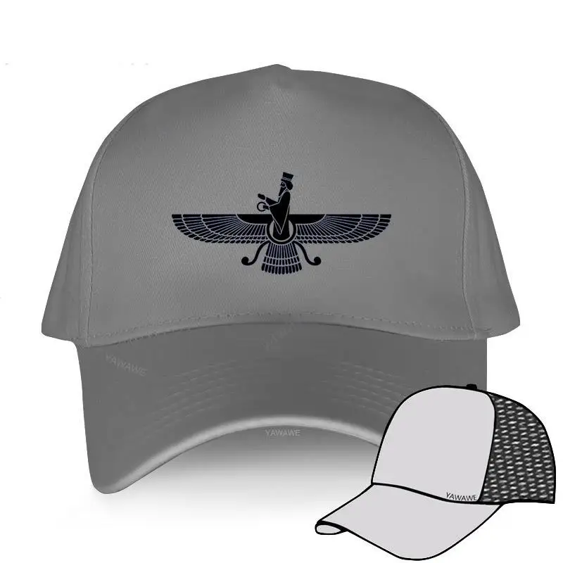 Cotton unisex Adjustable Baseball Cap Farvahar Iran Persia Symbol Men Hats Iranian Persian Zoroastrian summer hat