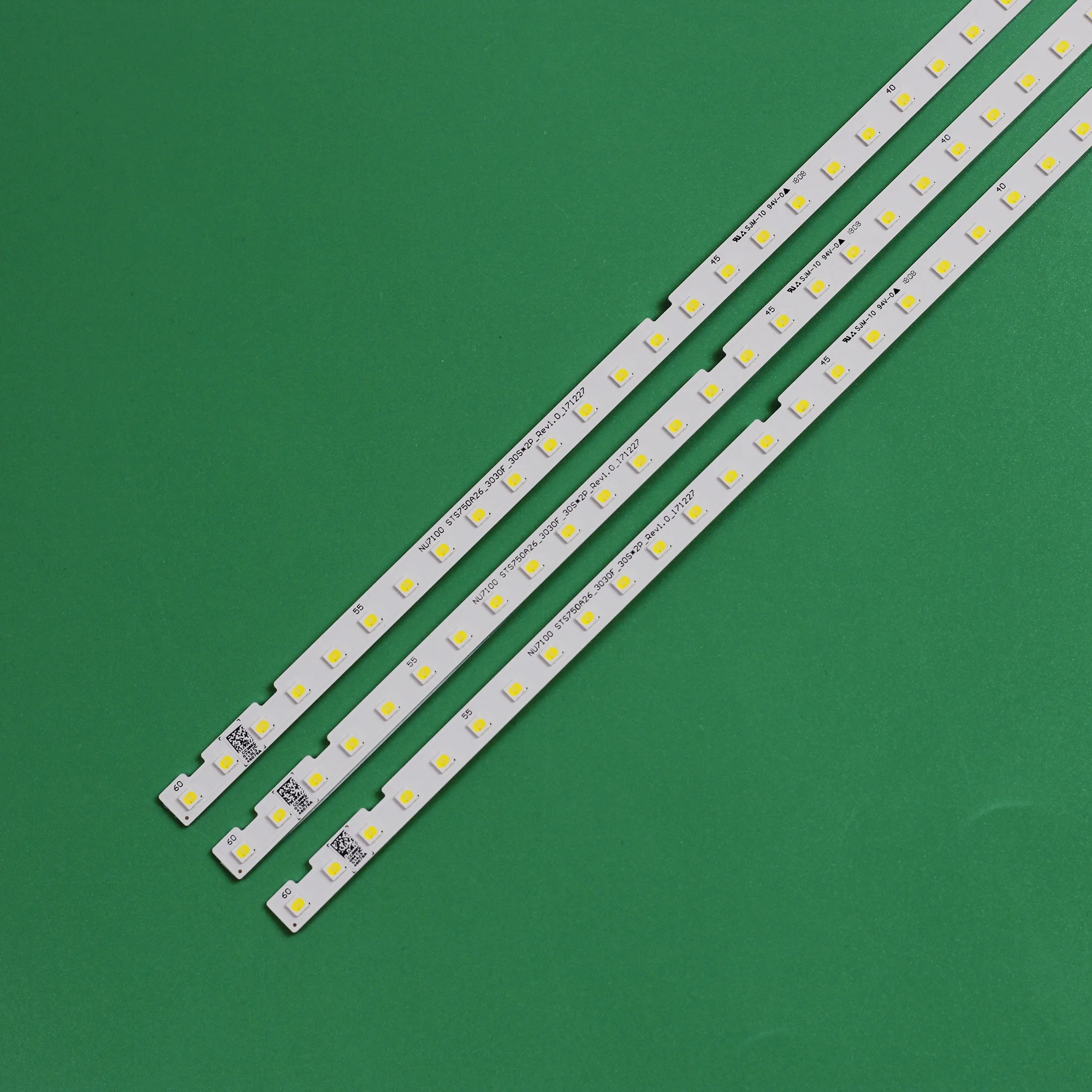 LED Backlight strip for UN75NU6900F UN75NU710D UN75NU710DF UN75NU7090 UN75NU6080 UN75NU6950 UN75RU7100 UA75RU7100 UE75RU7199