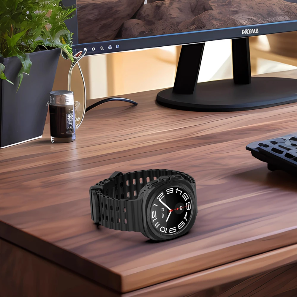 Silicone Sport Bracelet for Marine Band Watches - 47mm, Ultra Durable & Stylish