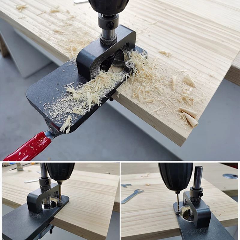 Gabarit De Trou De Charnière Avec Précision, Guide De Forage De Gabarit