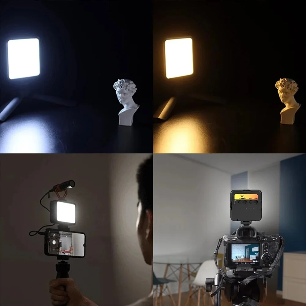 Photo Studio Light LED for Tiktok Youbute Game Live Video Fill Lighting Portable Camera Recording