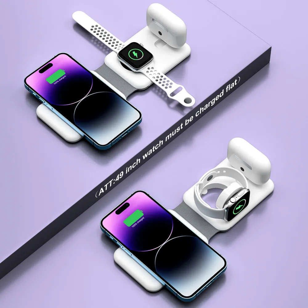 Chargeur Duo magnétique sans fil d'origine, chargeur rapide pour iPhone