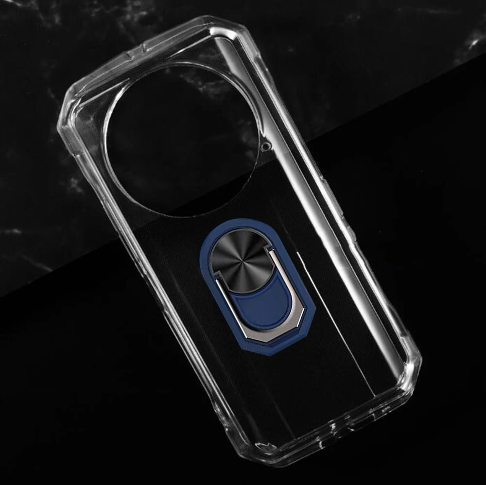 Enhanced Back Ring Holder Phone Cover - TPU Soft Silicone Case for 6.58 Devices (2023 Edition)