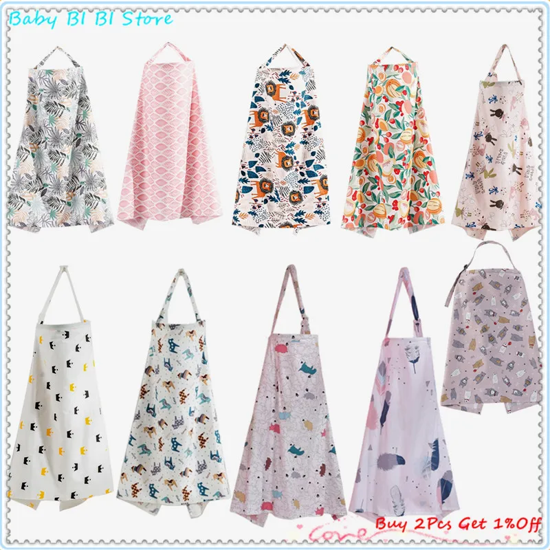 

1 Pc Baby Breastfeeding Nursing Cover Infant Breast Feeding Scarf Blanket Cloth Mum Nursing Apron Cape Canopy