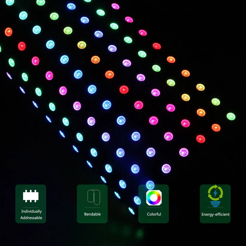 รูปสินค้า แผง LED RGB Matrix ควบคุมด้วย IC WS2812B ความละเอียดสูง