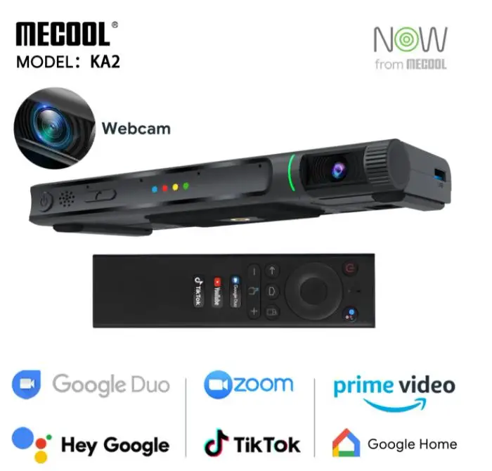 Mecool Ʈ TV ڽ, 1080P HD 4K ī޶, S905X4 AV1  , 4G 64G ̵ ÷̾, ȭ ȭ ̺ Ŀ, KA2