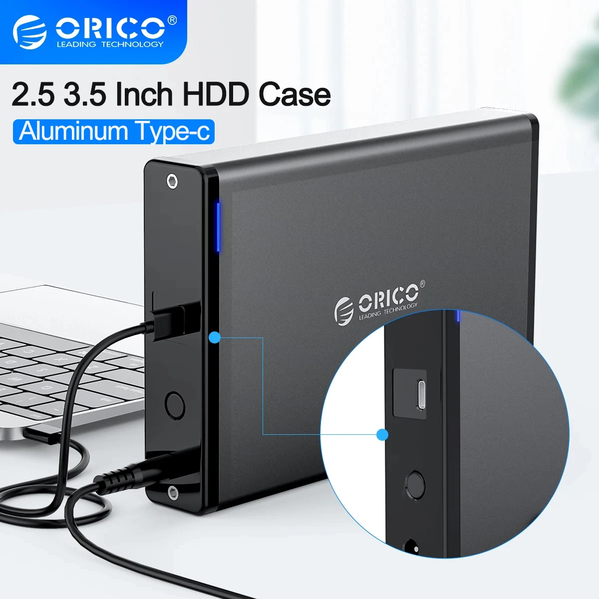 ORICO HDD Case Type C SATA Hard Drive Enclosure
