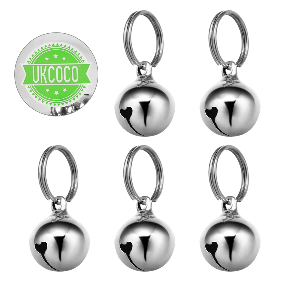 Sinos Para Coleira De Pets - Cobre Com Chaveiro Retrô