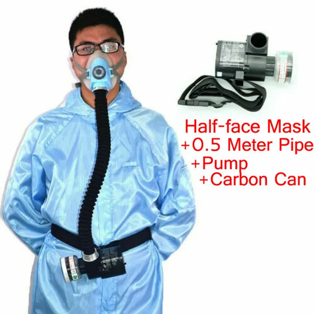 copper welding wire Protective Electric Constant Flow Supplied Air Fed Full Face Gas Mask Respirator System respirator Mask Workplace Safety Supplie aluminum welding rods Welding & Soldering Supplies