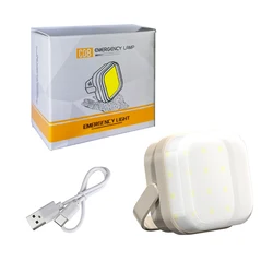 Rechargeable Portable LED Camping and Emergency Light with SOS Mode - 300LM (WHITE)