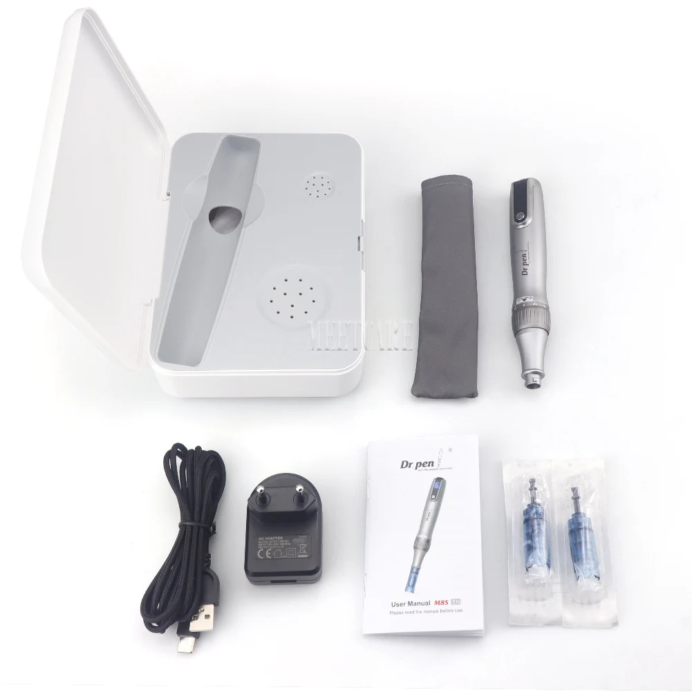 Original Dr Pen Ultima M8S Professional Wireless Derma Microneedling Pen or Cartridge Needles Microneedle Therapy Hair Growth
