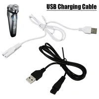 1pc USB Cable Charging Line Copper Hole Suit 5V Flashlight Shaver Hair Clipper Wire Single Hole 1.8 2