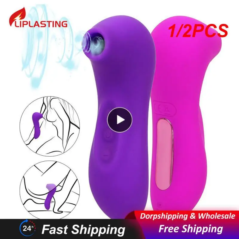 

1/2PCS Speeds Clit Sucker Vibrator Blowjob Tongue Vibrating Clitoris Vagina Stimulator Nipple Sucking Adult Sex Toys Oral