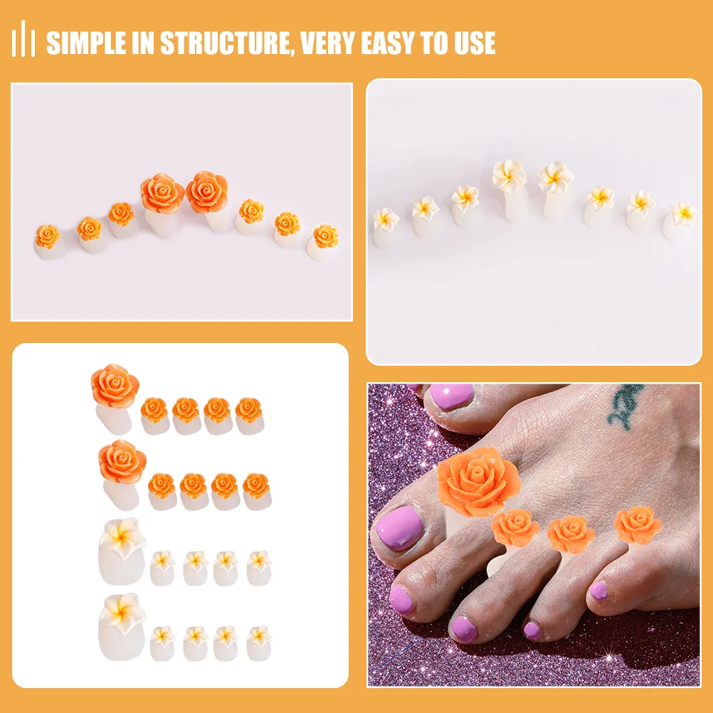 Toe Divider Spreaders Separators for Pedicure Nail Polish Silicone Supplies Foot Spacer Men Accessories Tools