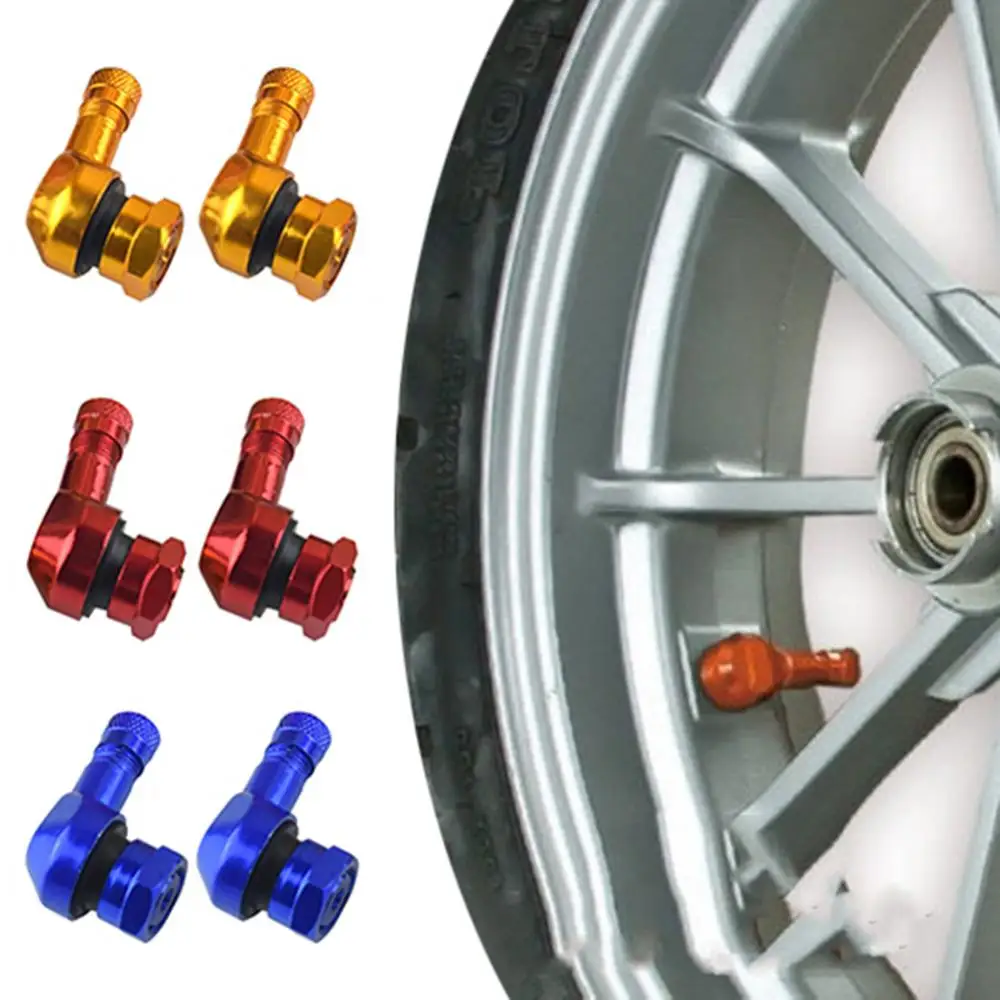 Tyre 2Pcs Wheel Valve Stem Replacement Pressure Motorcycle Tire Air Nozzle Cap Dust Cover car accessories Auto Parts