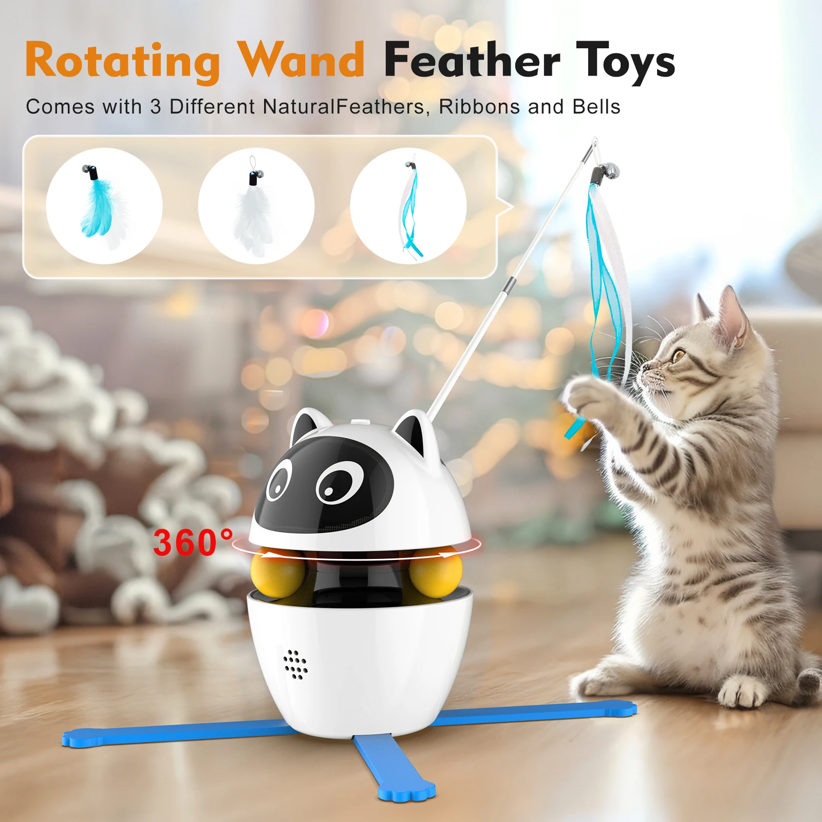 4-in-1 Interactive Cat Laser Toy 4