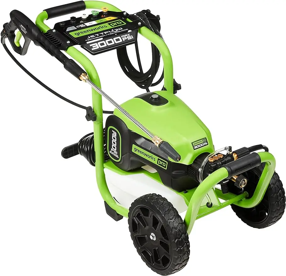 

Greenworks 3000 PSI (1,1 GPM) бесщеточная Электрическая Мойка высокого давления (Сертификация PWMA)