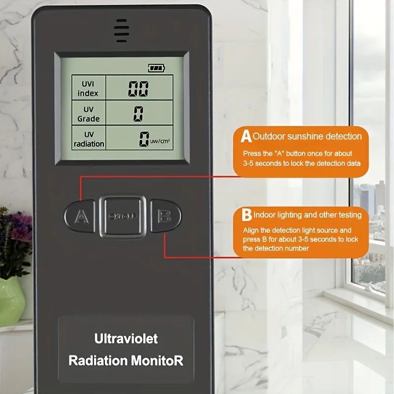 Ultrafialové záření záření monitor digitální UV detektor stroj přenosné UV UVI rejstřík inspekci měřič dozimetr tester počítadlo