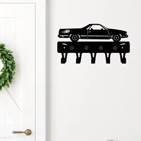 Classic Car Key Rack Hanger: Metal Wall Art for Vintage Home Decor - Wall-Mounted Hooks Coat Hanger 1