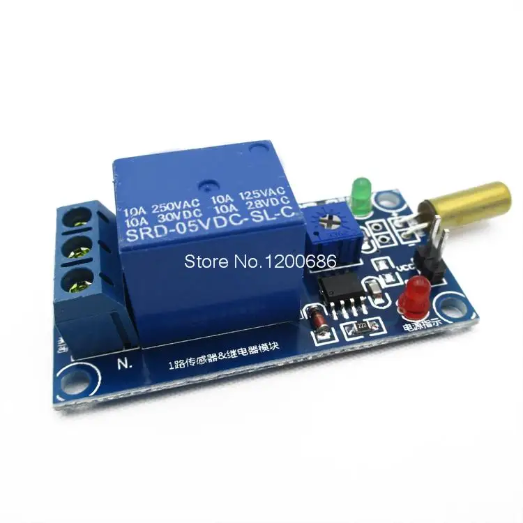 

5V tilt sensor plus relay equipment tilt protection relay