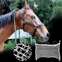 Nylon Hay Net Bag Slow Feed Bag for Horse Cattle Cow Feeder Full Day Feeding Large Horse Feeder Bag with Small Holes Net Bags 2