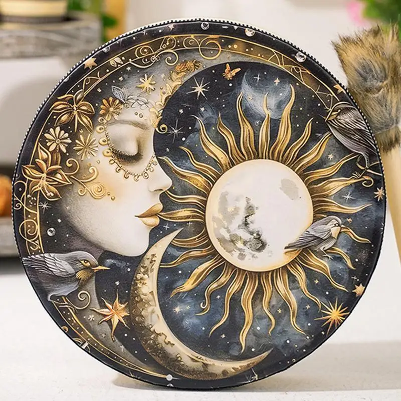 Shaman Drum Creative Handmade Frame Drum Fashionable 10 Inch Egyptian Pharaoh Moon Goddess Drum Hand Drum With Drum Stick For