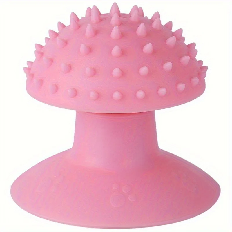 1PC Pet cat suction cup rubbing device massager cat scratching itchy scratching device comb suction cup massage brush