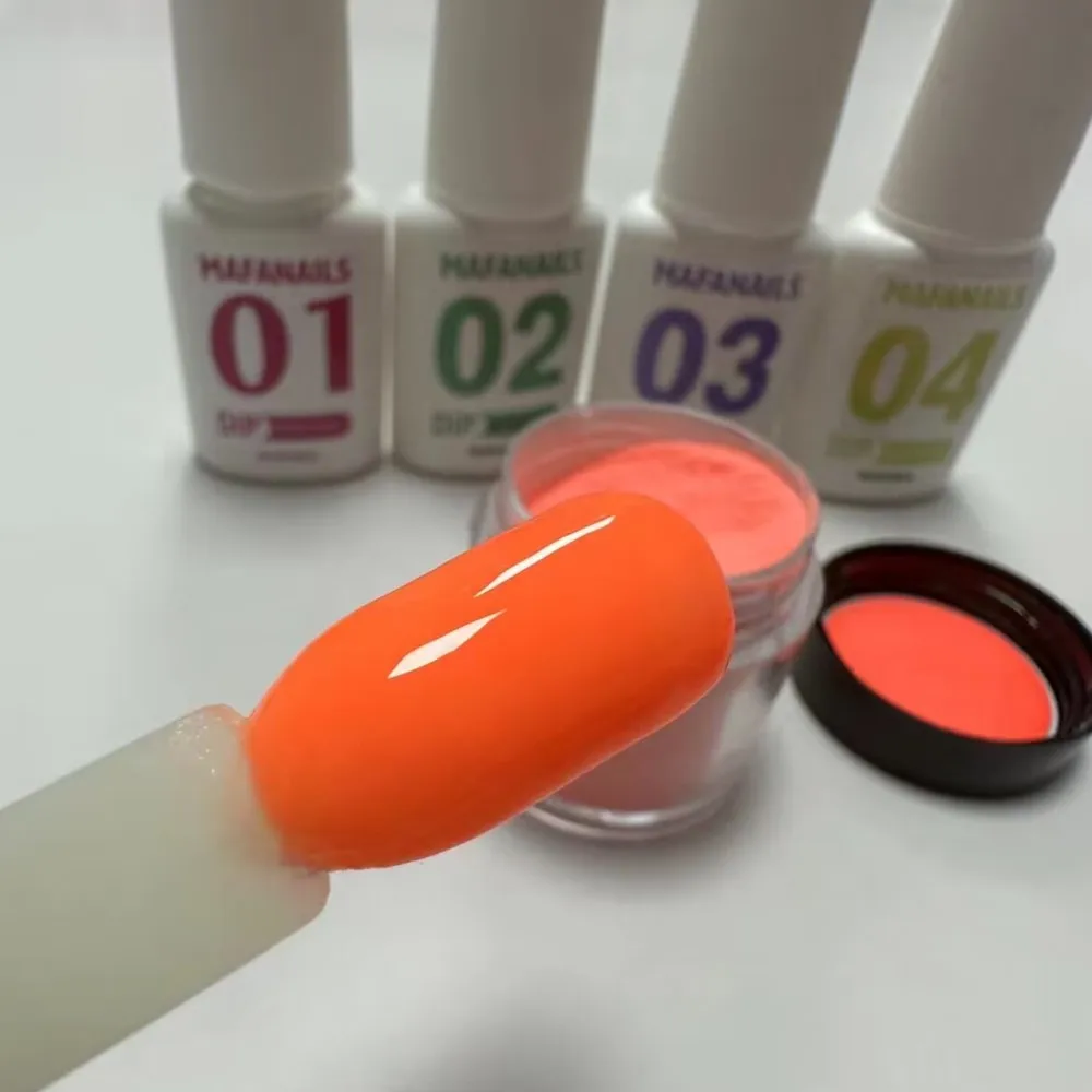 10ml Dip Powder Liquid 4-Step Dipping Powder System Essential Set Activator/Base Top Coat No Curing Needed Nail Manicure Salon nail powder,nail powder set