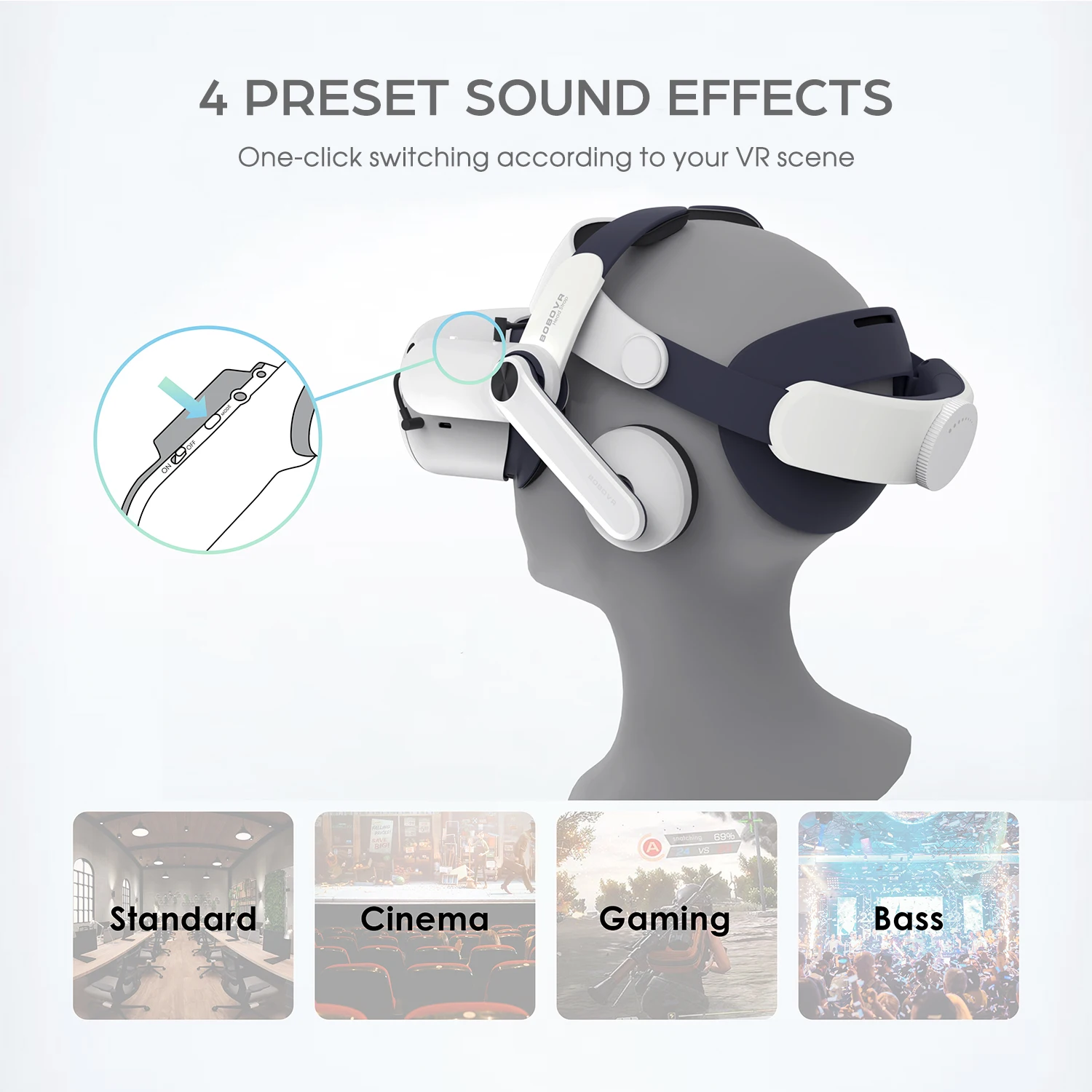 Headphones Oculus Quest Audio Quality VR Headset 128 GB Meta