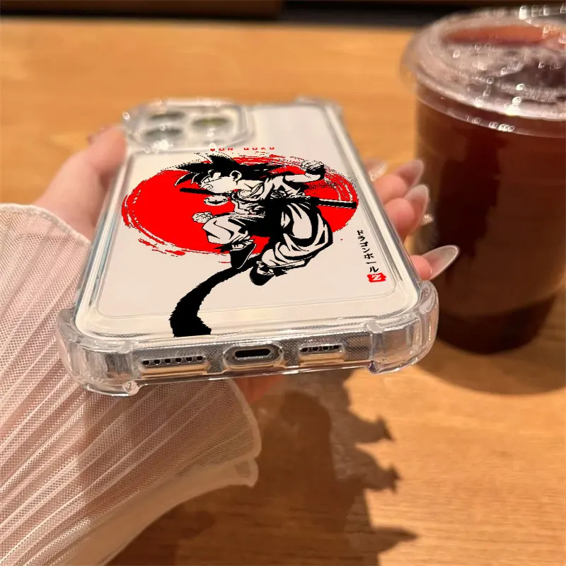 Cool Goku and Vegeta Design Phone Case