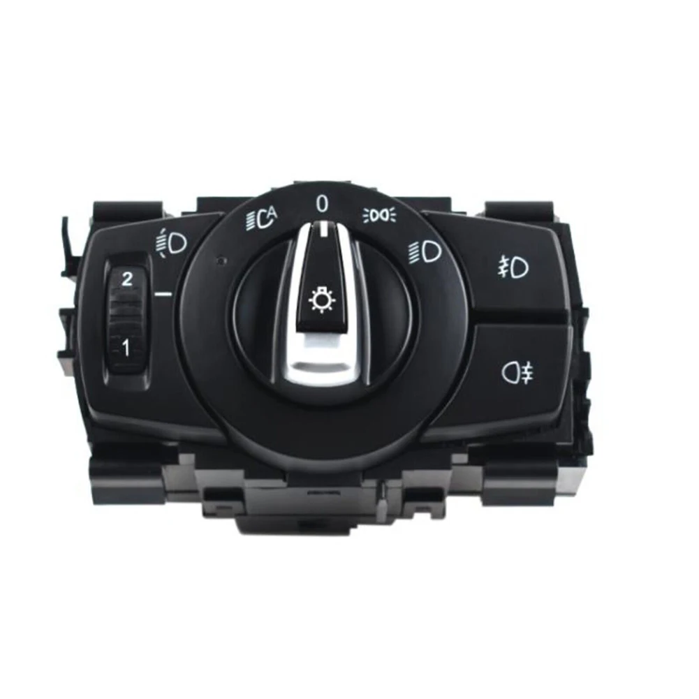 

Car Headlamp Switch Headlamp Dimmer Switch Rotary Knob Button Compatible For 07-11 3 Series E90 6131-9169-406 Acesssories