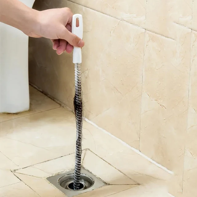 45 Cm -Es Cső Kotró Kefe Fürdőszoba Hajszéllyel Rendelkező Mosogató Tisztító Lefolyó Rugalmas Küszöb Dugó Lyuk Eltávolító Szerszám - Image 4
