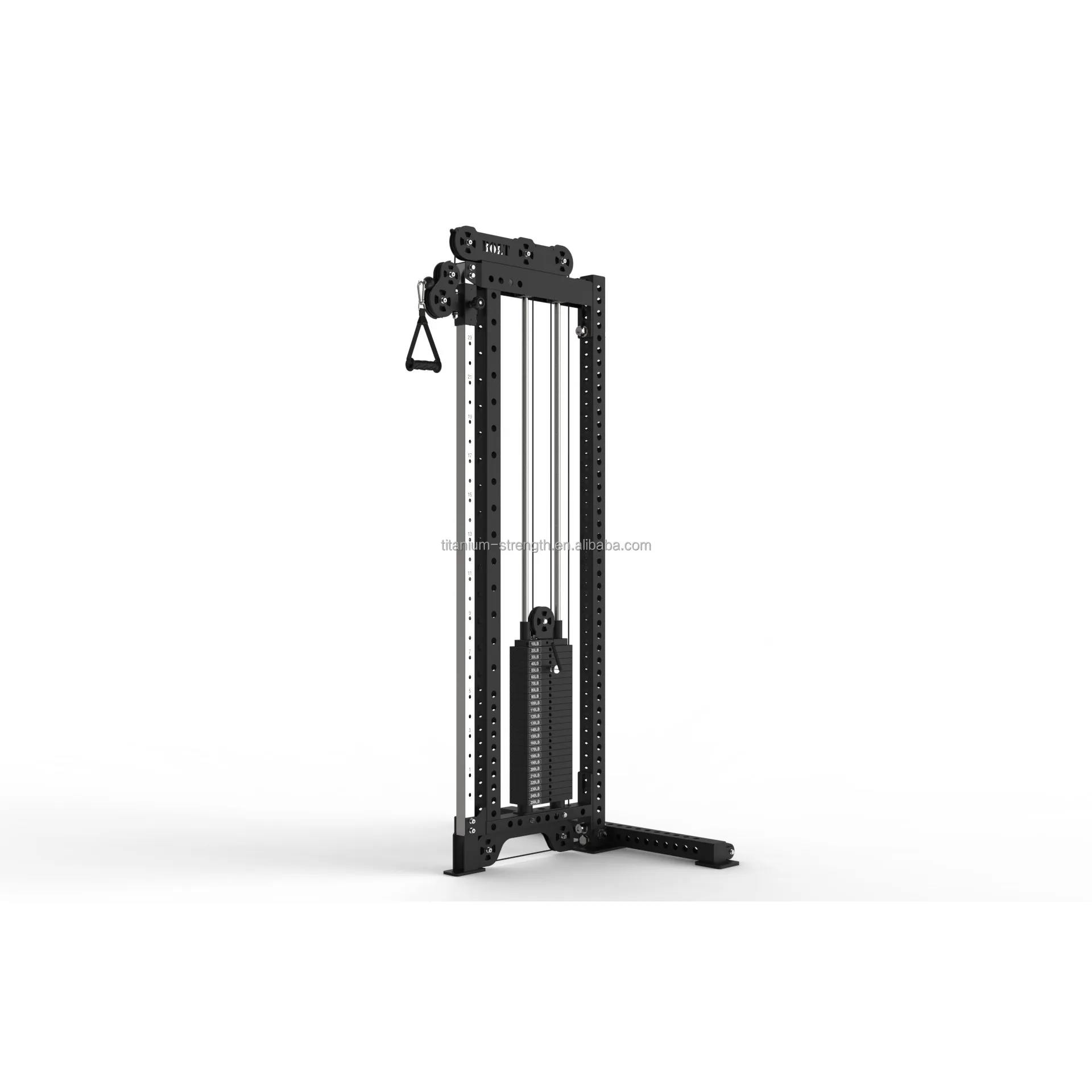 

W6050-P3 China Manufacturing Single Column Pulley Attachment With Conversion Kit Lat Pulldown Machine