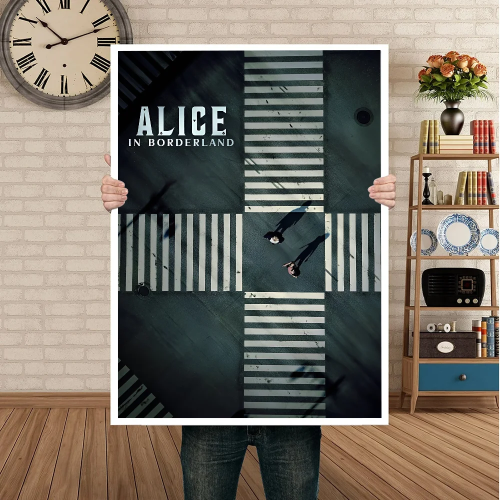 Alice in Borderland 2020 (10) poster, canvasposter, muurkunst, decor afdruk schilderijen, voor woonkamer, slaapkamer, decoratie, 30 x 45 cm, frame-stijl