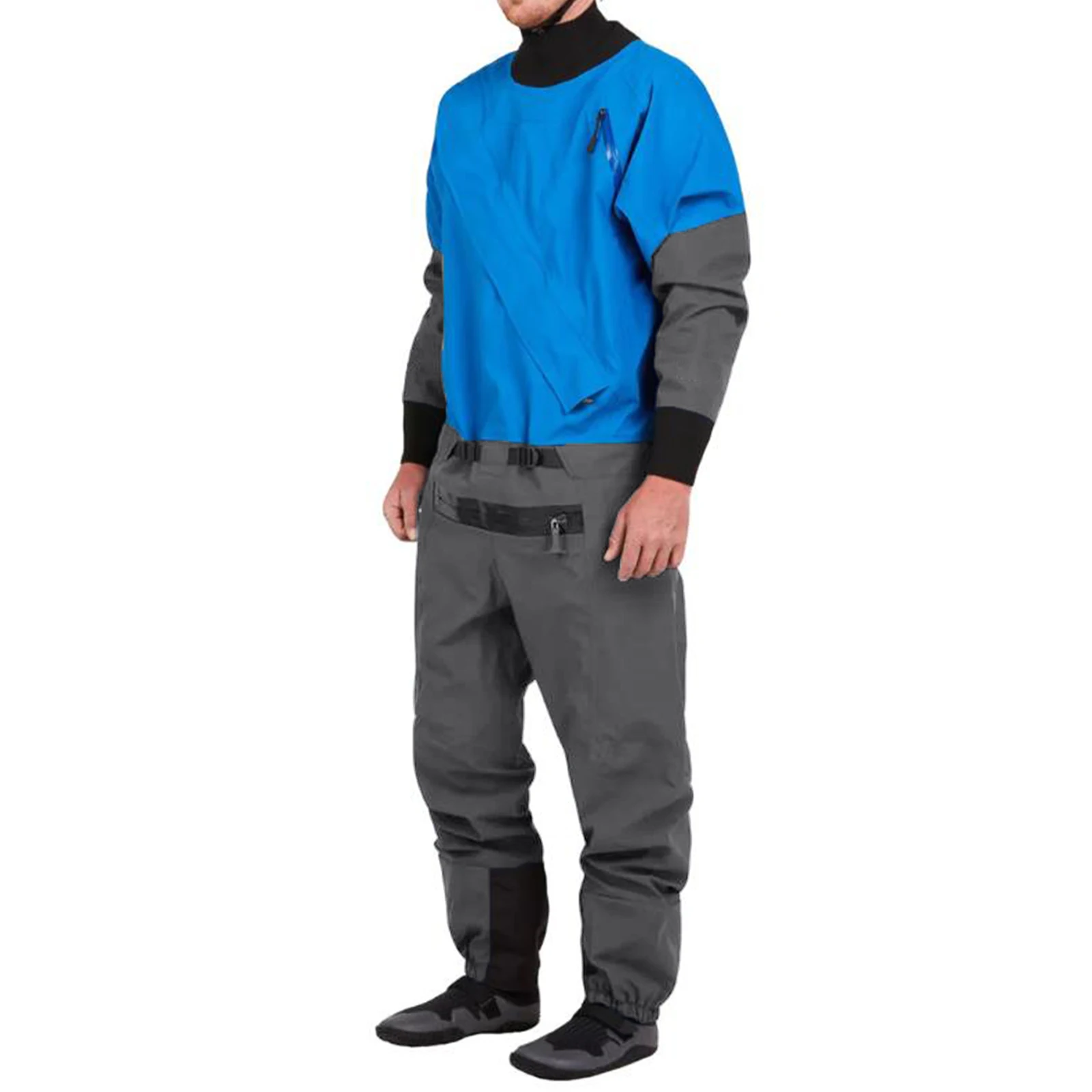 Mens Front Entry Waterproof Full Drysuit Dry Suit Clothing for