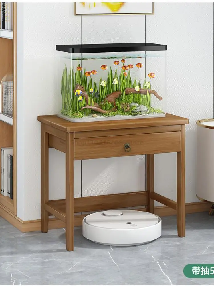 Sofa Side Corner Small Table Household Dragging Sweeping Robot Storage Rack Living Room Fish Cylinder Rack Water Dispenser