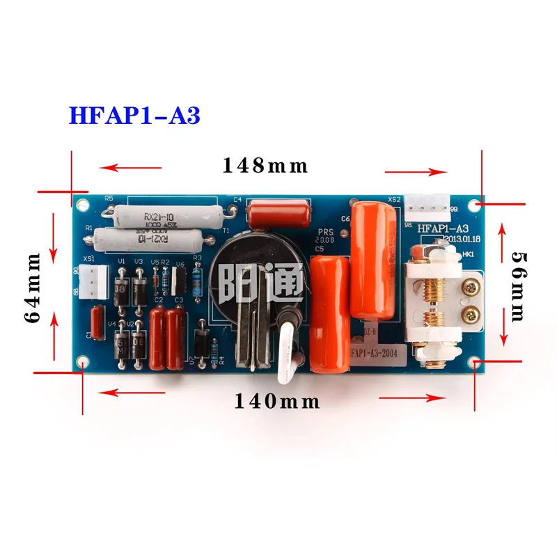 Hfap1-A3 Huayuan Lgk-63/100/120/200 Lgk 63 100 120 200 Ad Alta Frequenza Ignite Pilot Arc Circuito Stampato Pcb Plasma Cutter