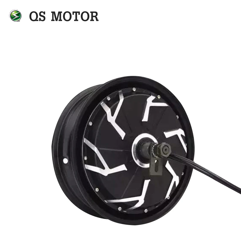 

QS Motor 12inch 260 3000w V4 80kmh Fast Speed Electric In Wheel Moped Hub Motor For Scooter
