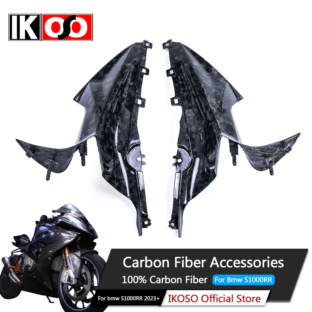 

For BMW S1000RR Carbon Fiber Dash Board Upper Side Fairings 100% Full Dry 3K Carbon Fiber Motorcycle Fairings and Parts 2023+