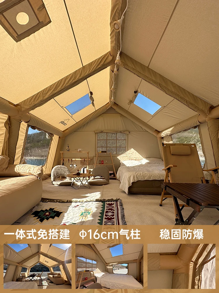 Inflatable Tent Tent With Sitting Area Outdoor Camping Inflatable