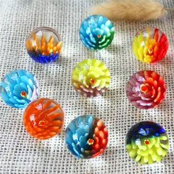 25mm colorido bola de vidro console jogo pinball máquina pequenos mármores pat brinquedos pai filho contas saltando bola esportes unisex