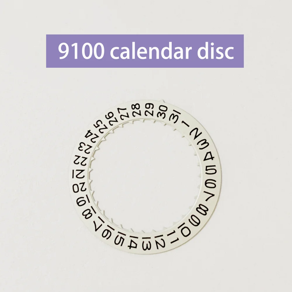 

9100 Movement Calendar Disc Watch Accessories Date Disc Suitable for Miyota 9100 Movement Mecahnical Watch Movement Repair Parts