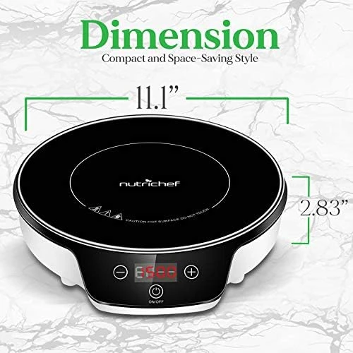 Single Burner Induction Cooktop Cooktop-1500W Indoor Cooker Hot Plate  Flameless Cook Top w/Digital Display, Sensor Touch Temper - AliExpress