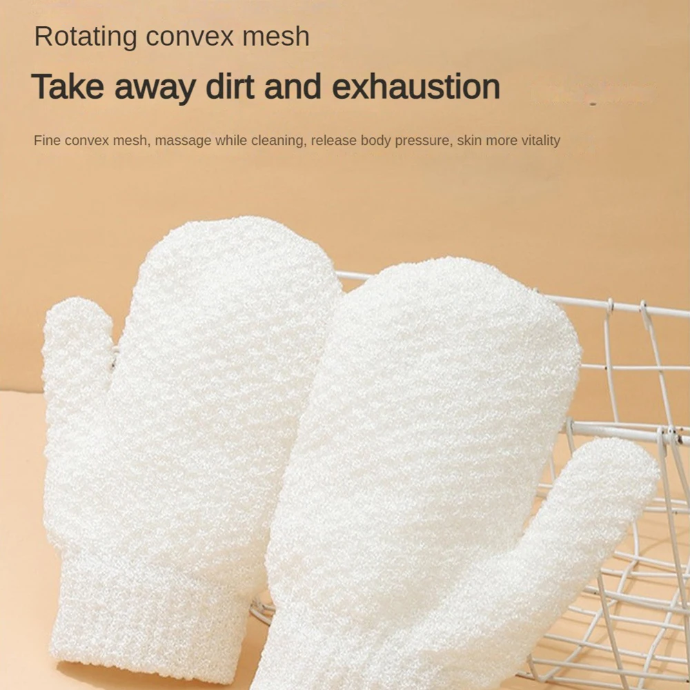 Exfoliating Glove Scrub Body Scrubber Not Hurt Skin Bathroom Tool Thicken Bath Peeling Glove Bath Mud Rubbing Artifact Cleaning 5