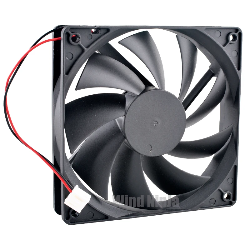 Ventilador de Refrigeração 120x120x25 mm Dc12v 0.20a Linhas 1200rpm Ventilador Silencioso para Gigabyte Chassis de Alimentação F121225sl 12cm 120 mm - Imagem 4