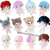 20cm IDol Doll Skeleton No attributes Star Plush Cotton Dolls Cute long Fried Hair Curly Hair Toys Fans Collection Children Gift 1